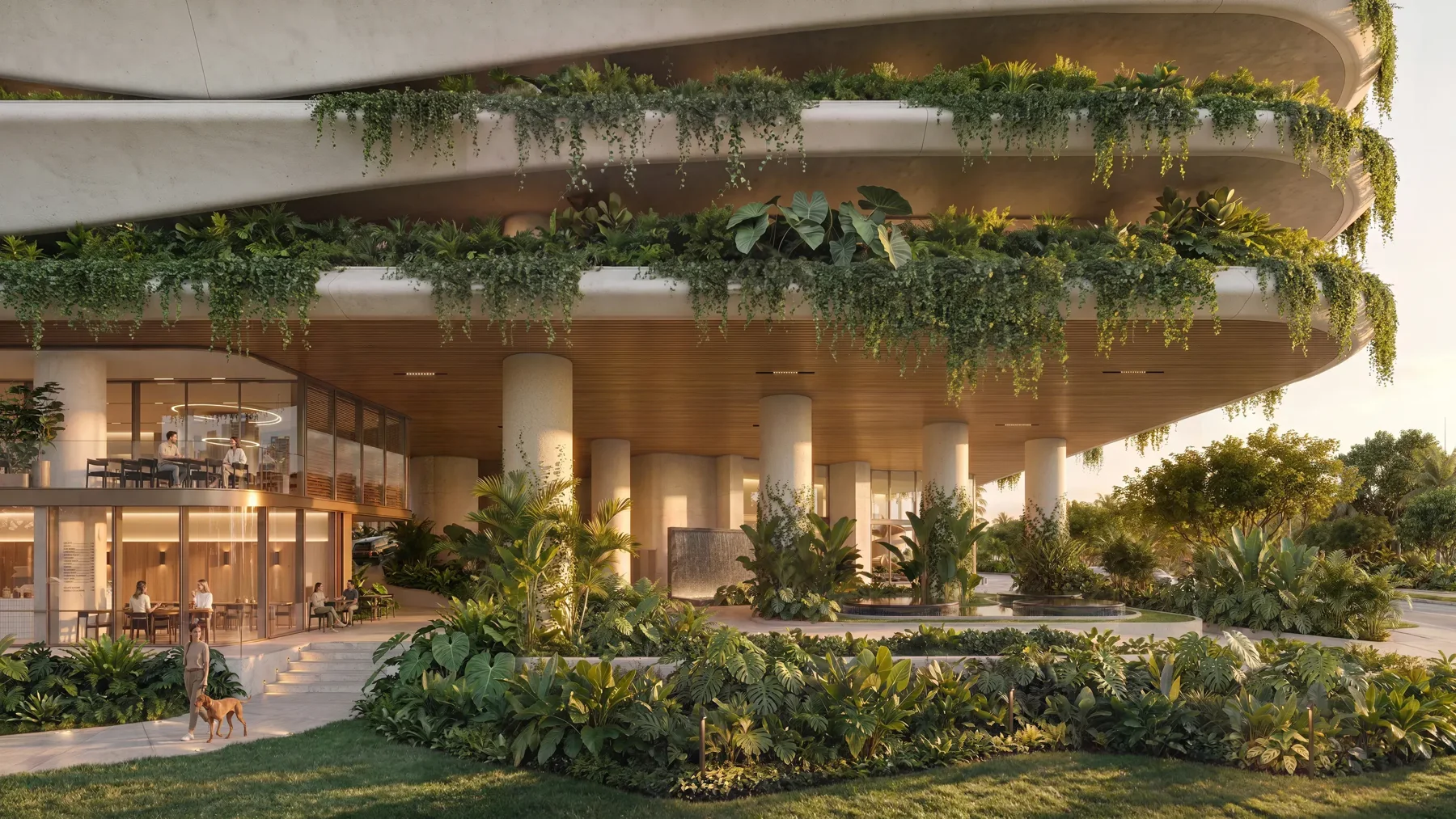 SENSA — park-side residential setting in Costa del Este